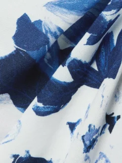 Franco Callegari Blusen*Damen Blusenshirt - Carry weiß marine gemustert