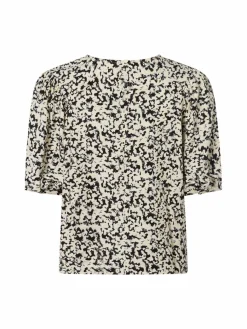 Msch Copenhagen Blusen*Damen Blusenshirt - MSCHJusia sand mehrfarbig gemustert