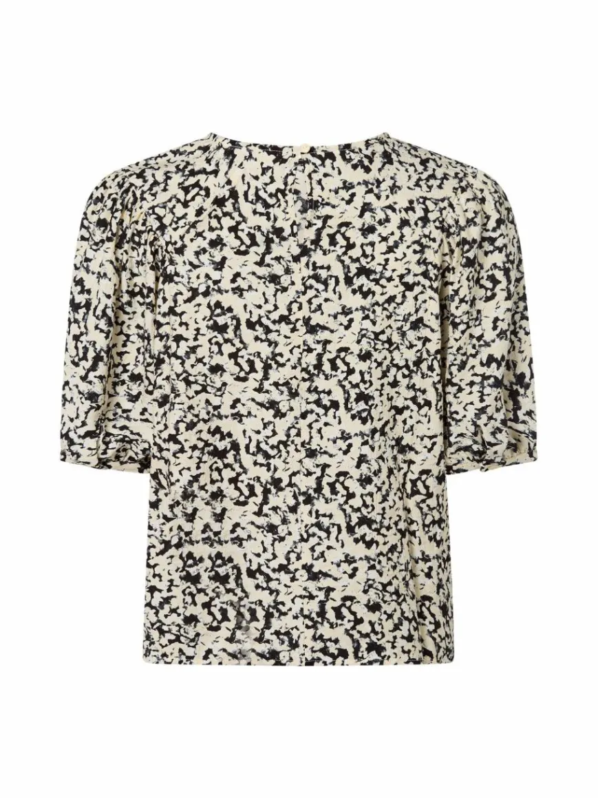 Msch Copenhagen Blusen*Damen Blusenshirt - MSCHJusia sand mehrfarbig gemustert