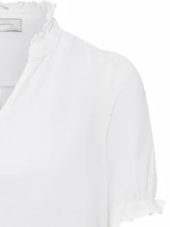 Neo Noir Blusen*Damen Blusenshirt - Odesa weiß uni