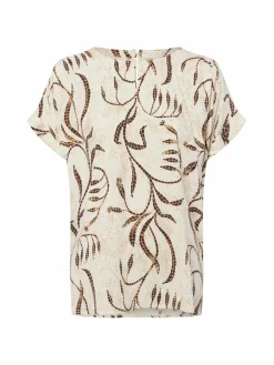 soyaconcept® Blusen*Damen Blusenshirt - Sabira sand schoko gemustert