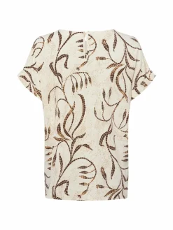 soyaconcept® Blusen*Damen Blusenshirt - Sabira sand schoko gemustert