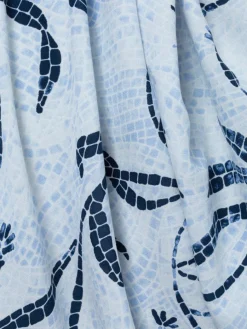 soyaconcept® Blusen*Damen Blusenshirt - Sabira hellblau marine gemustert