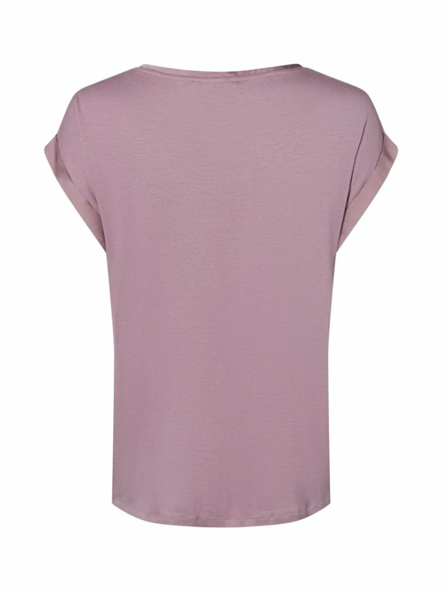 Vila Blusen*Damen Blusenshirt - VIEllette altrosa uni