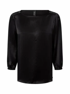 Marc Cain Collections Blusen*Damen Blusenshirt aus Seide schwarz uni