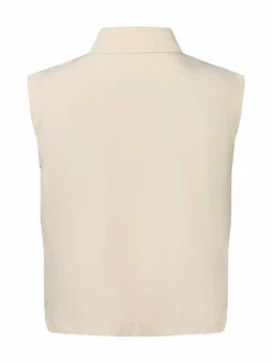 zero Blusen*Damen Blusentop beige uni