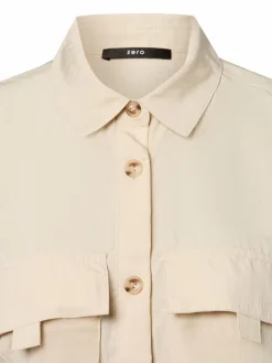 zero Blusen*Damen Blusentop beige uni