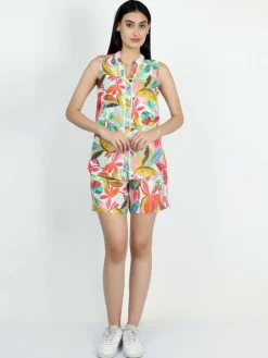 Vicci Germany Blusen*Damen Blusentop mehrfarbig bedruckt