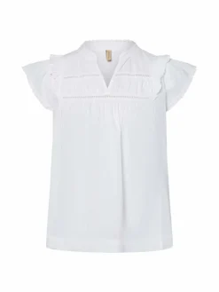 soyaconcept® Blusen*Damen Blusentop - Caliste weiß uni