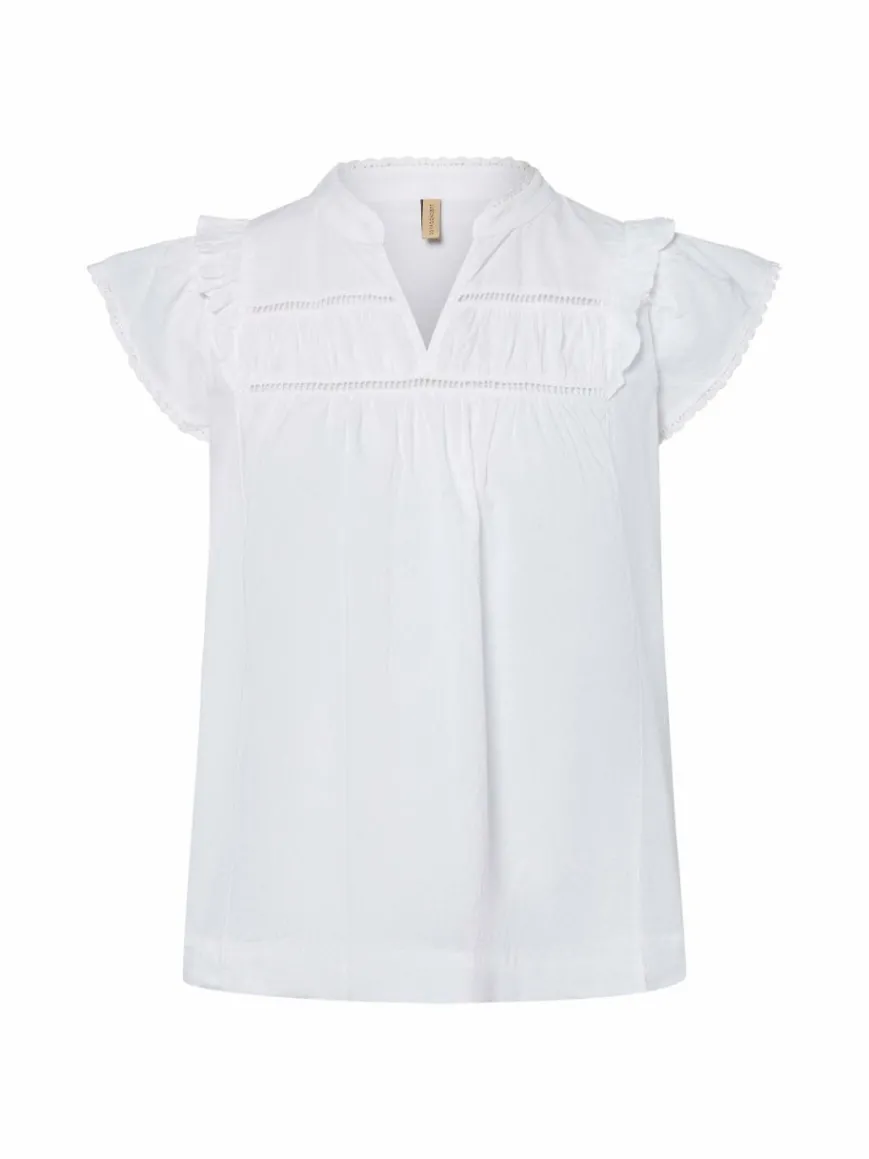 soyaconcept® Blusen*Damen Blusentop - Caliste weiß uni