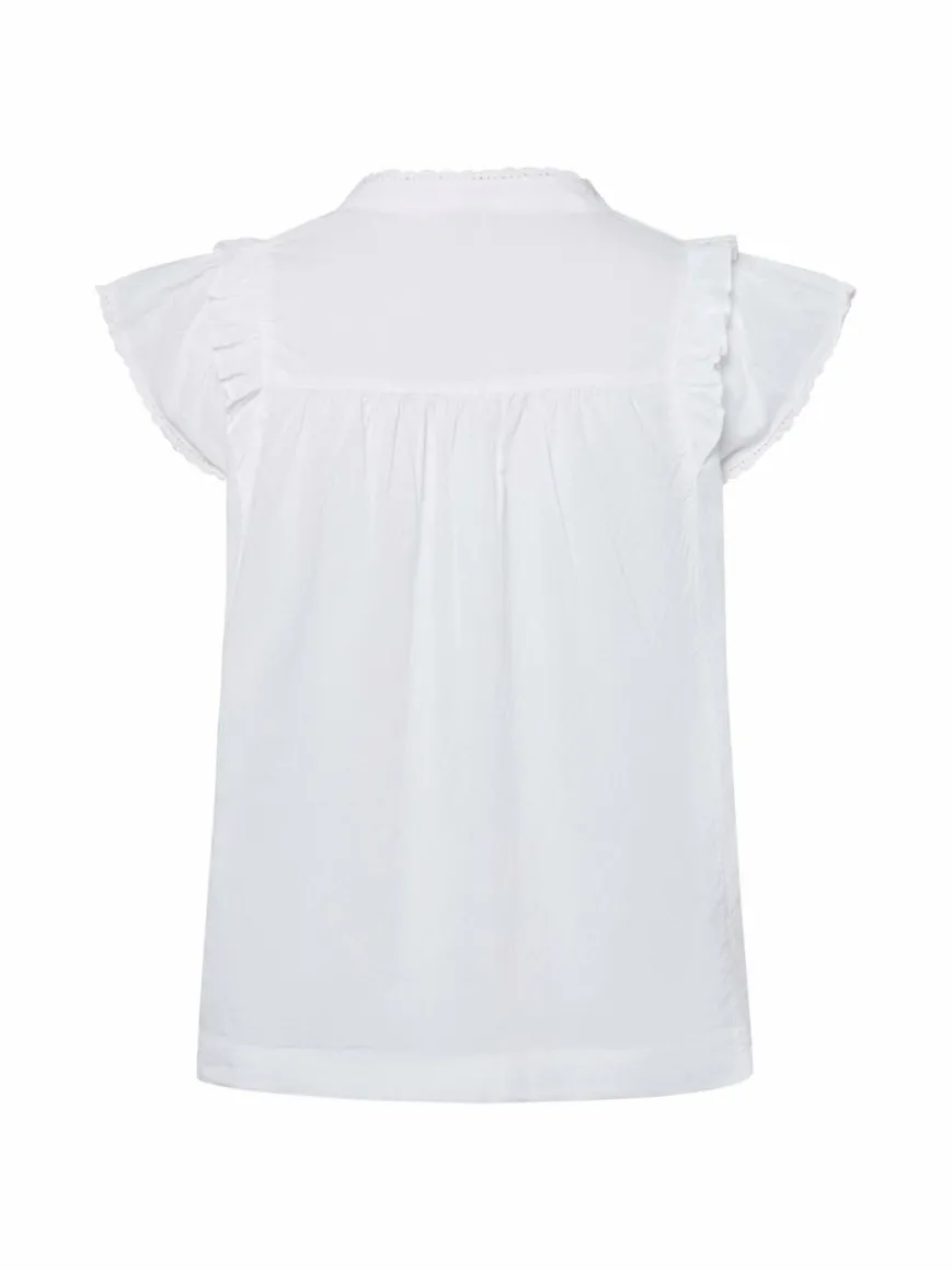 soyaconcept® Blusen*Damen Blusentop - Caliste weiß uni