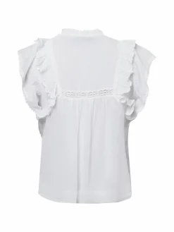 Neo Noir Blusen*Damen Blusentop - Jayla weiß uni