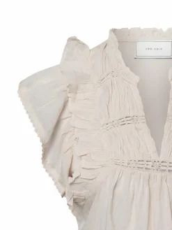 Neo Noir Blusen*Damen Blusentop - Jayla beige uni