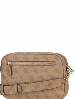 GUESS Taschen & Rucksäcke*Damen Bodybag - Meridian II Camera Bag 74140 Logo braun uni