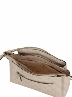 GUESS Taschen & Rucksäcke*Damen Bodybag - Noelle II Tri Comp CB 72120 Logo weiß uni