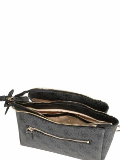 GUESS Taschen & Rucksäcke*Damen Bodybag - Noelle II Tri Comp CB 72120 Logo grau uni