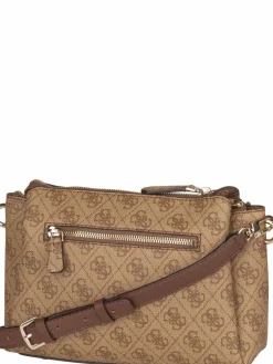 GUESS Taschen & Rucksäcke*Damen Bodybag - Noelle II Tri Comp CB 72120 Logo braun uni