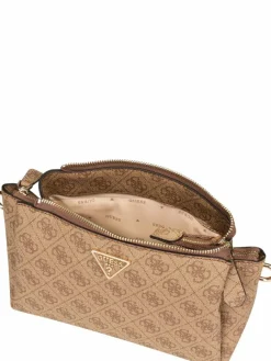 GUESS Taschen & Rucksäcke*Damen Bodybag - Noelle II Tri Comp CB 72120 Logo braun uni