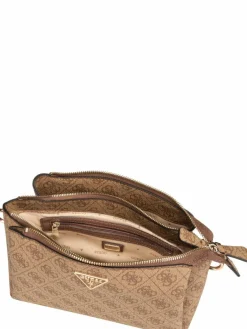 GUESS Taschen & Rucksäcke*Damen Bodybag - Noelle II Tri Comp CB 72120 Logo braun uni