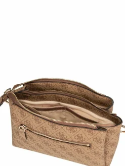 GUESS Taschen & Rucksäcke*Damen Bodybag - Noelle II Tri Comp CB 72120 Logo braun uni