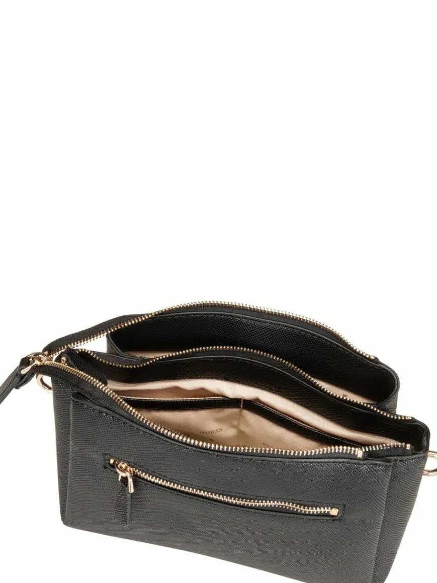 GUESS Taschen & Rucksäcke*Damen Bodybag - Noelle II Tri Comp CB schwarz uni