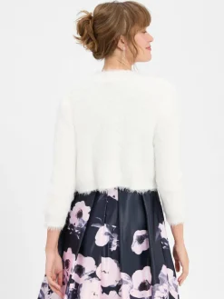 VM Pullover & Strickjacken*Damen Bolero weiß uni