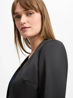 Marie Lund Blazer*Damen Bolero schwarz uni