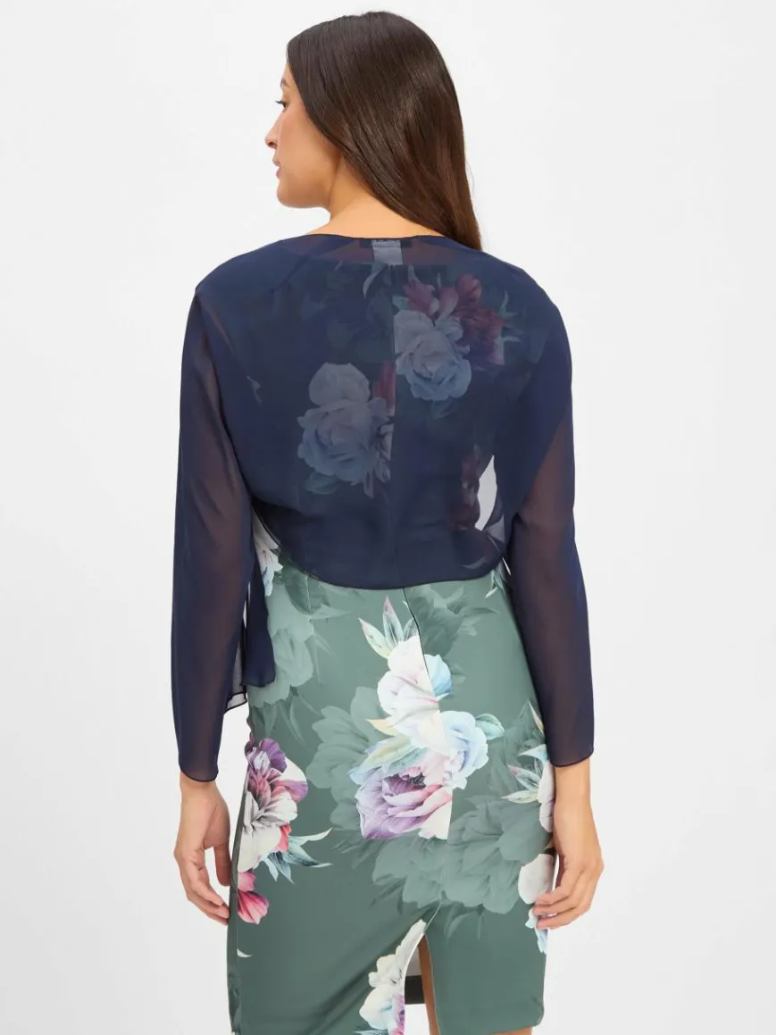 Swing Pullover & Strickjacken|Schals & Tücher*Damen Bolero marine uni