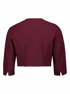 Vera Mont Blazer*Damen Bolero-Jacke bordeaux uni