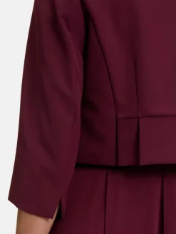 Vera Mont Blazer*Damen Bolero-Jacke bordeaux uni