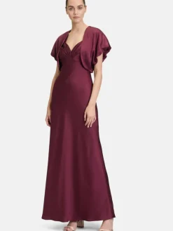 Vera Mont Blazer*Damen Bolero-Jacke bordeaux uni