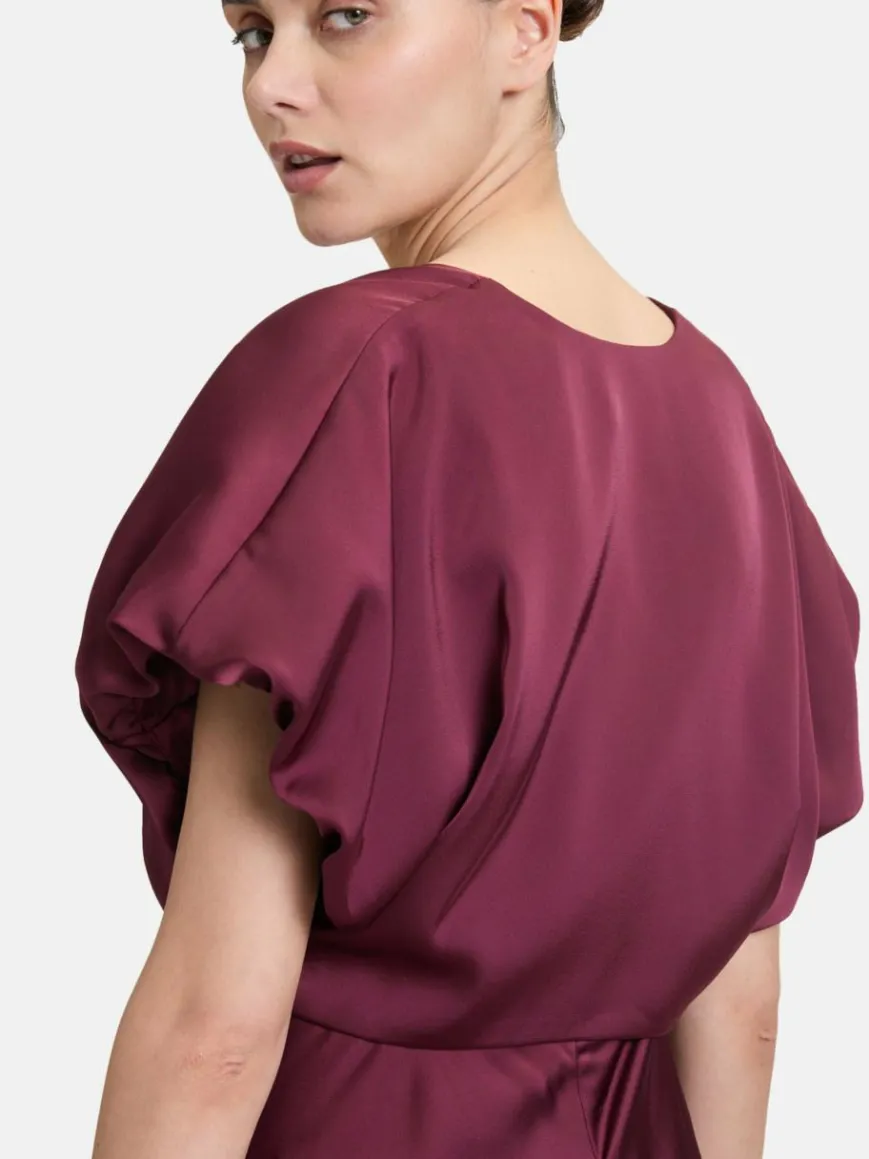 Vera Mont Blazer*Damen Bolero-Jacke bordeaux uni