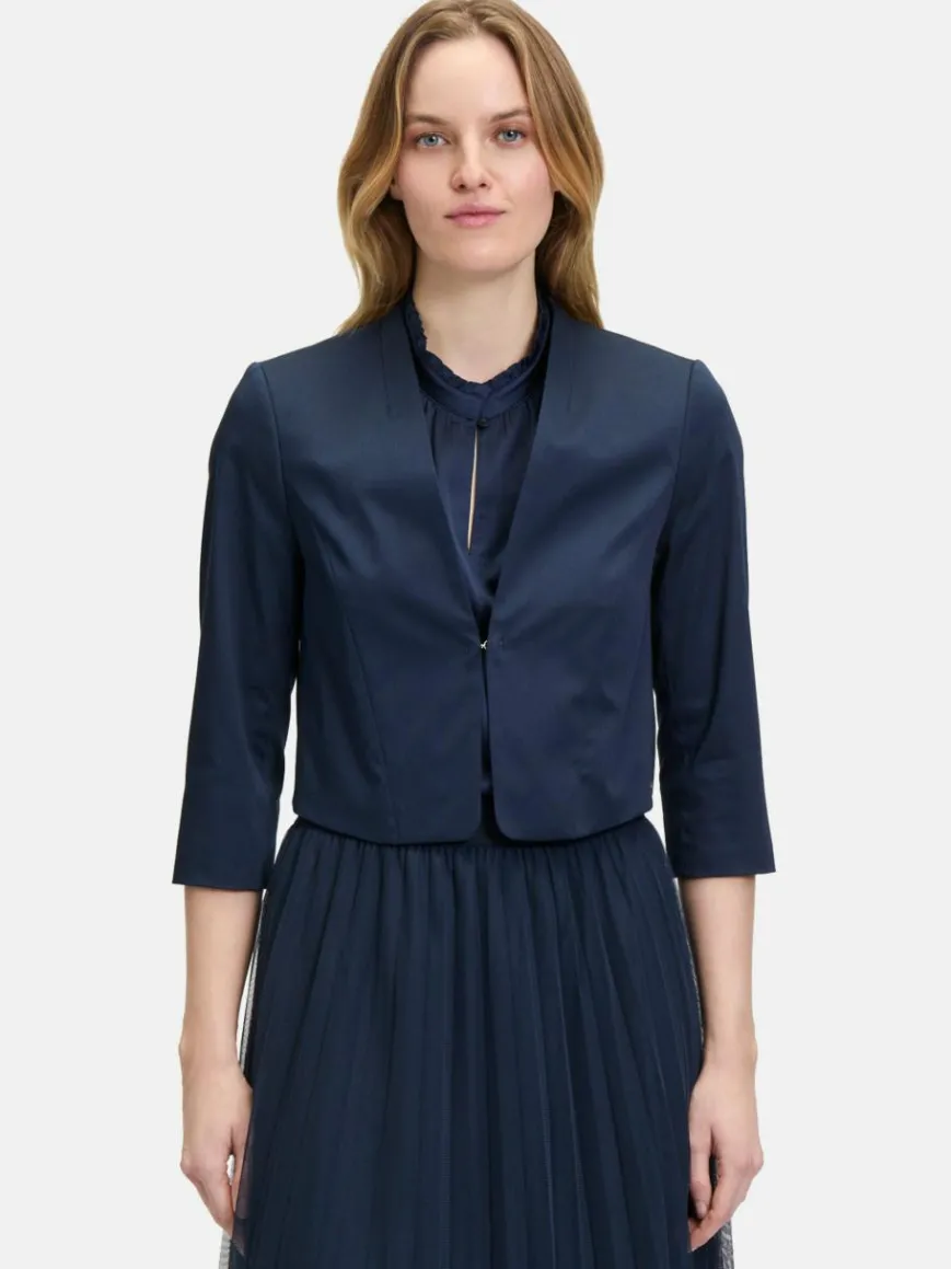 Betty & Co Blazer*Damen Bolero-Jacke marine royal uni