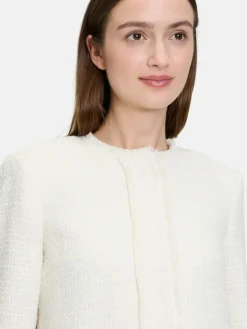 Betty & Co Blazer*Damen Bolero-Jacke beige uni