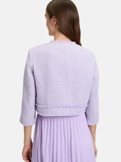 Betty & Co Blazer*Damen Bolero-Jacke flieder uni