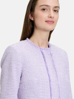 Betty & Co Blazer*Damen Bolero-Jacke flieder uni