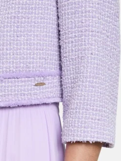 Betty & Co Blazer*Damen Bolero-Jacke flieder uni