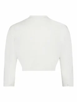 Vera Mont Blazer*Damen Bolero-Jacke weiß uni