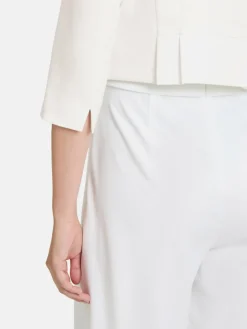 Vera Mont Blazer*Damen Bolero-Jacke weiß uni