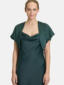 Vera Mont Blazer*Damen Bolero-Jacke grün uni