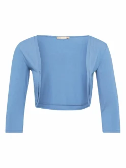 Vera Mont Blazer*Damen Bolero-Jacke blau uni