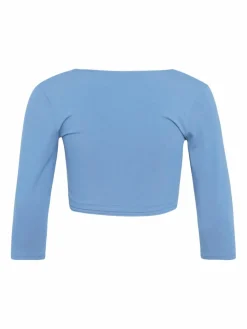 Vera Mont Blazer*Damen Bolero-Jacke blau uni