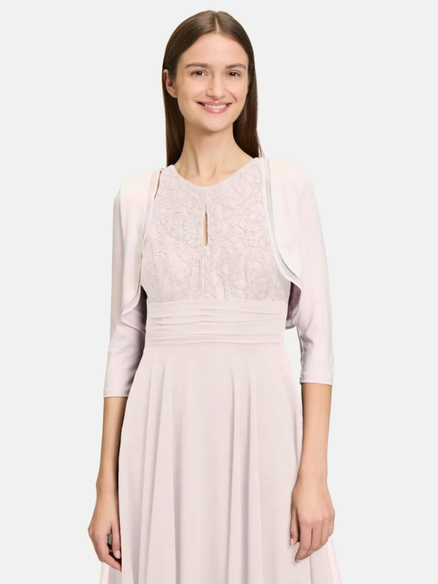 Vera Mont Pullover & Strickjacken*Damen Bolero-Jacke rosa altrosa uni