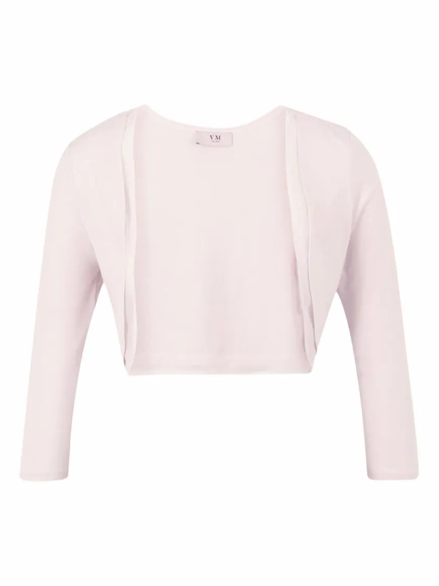 Vera Mont Pullover & Strickjacken*Damen Bolero-Jacke rosa altrosa uni