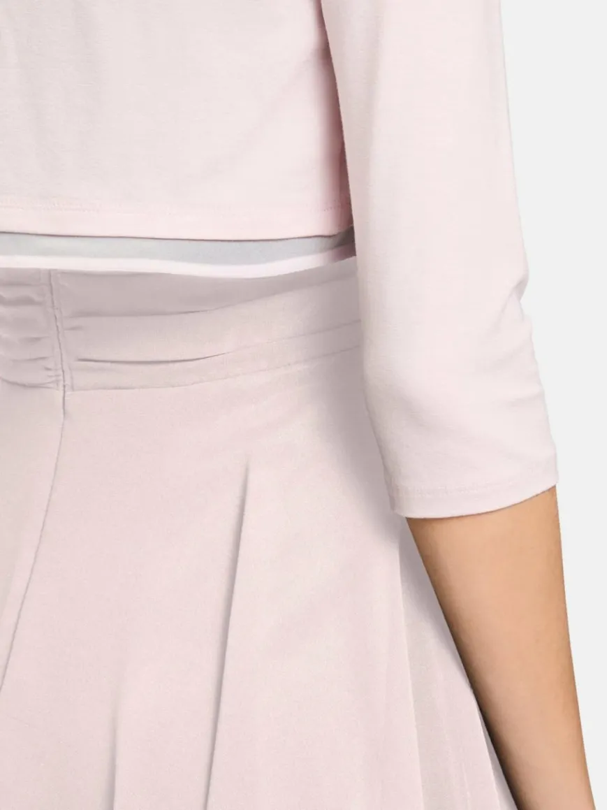 Vera Mont Pullover & Strickjacken*Damen Bolero-Jacke rosa altrosa uni