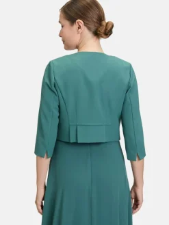 Vera Mont Blazer*Damen Bolero-Jacke smaragd uni