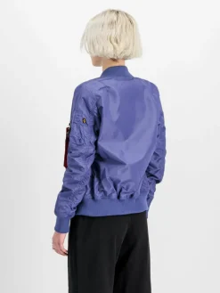 Alpha Industries Jacken & Westen*Damen Bomberjacke purple uni