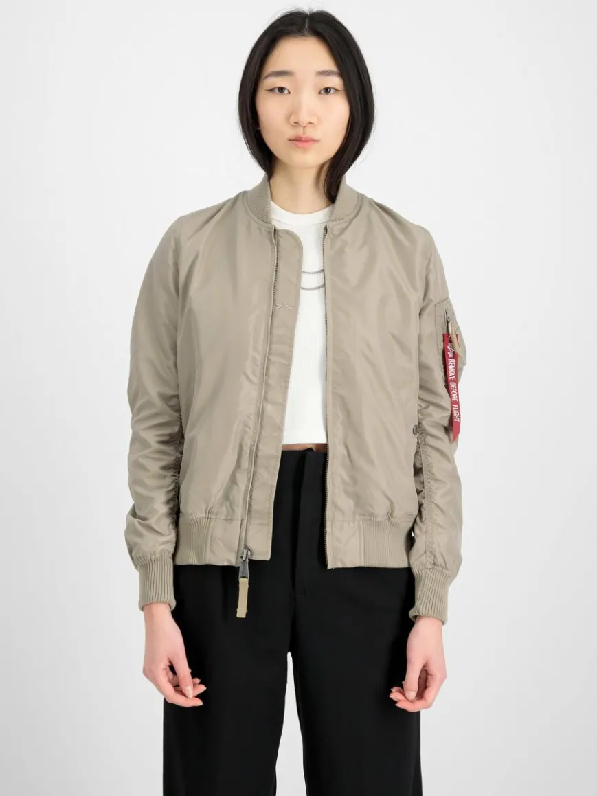 Alpha Industries Jacken & Westen*Damen Bomberjacke grün uni