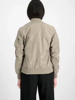 Alpha Industries Jacken & Westen*Damen Bomberjacke grün uni