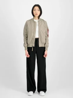 Alpha Industries Jacken & Westen*Damen Bomberjacke grün uni